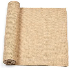 Baker Ross AG216 Natural Hessian Roll amatniecībai un dekorēšanai kolāžām un modeļiem, 30 x 160 cm, Hessian, Natural, 160 cm x 30 cm