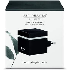 ipuro Air Pearls Plug-In Cube – Extra Quiet Aroma Diffuser for Filling Yourself – Electronic Room Fragrance for on the Go