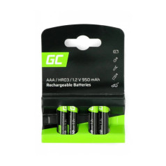 Green Cell Baterijas, 4x aaa hr03 950mah