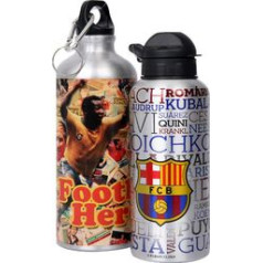 Sporta alumīnija pudele FC BARCELONA 400 ml