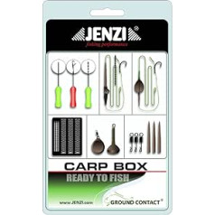 Jenzi Carp Box starta komplekts karpu makšķerēšanai