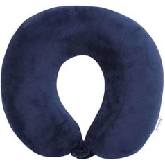 Samsonite Global Travel Accessories Memory Foam Travel Pillow, Blue (Midnight Blue), ceļojumu spilvens