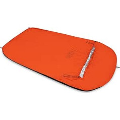 LACD Unisex - Adult Bivy Bag B II WP Breathable Sleeping Bags, Orange/Grey, 25 x 10 cm