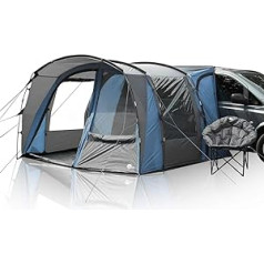 your GEAR Rimini 300 Travel Awning for Bus and Van Incl. Tent Floor, Car Tunnel Tent with UV 50+ Protection, Freestanding and Waterproof 5000 mm