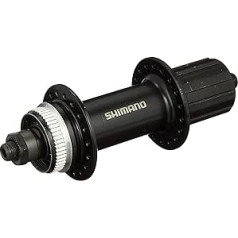 Shimano Unisex — pieaugušo FH-MT200 kasetes aizmugurējā riteņa rumba, melna 36 caurumi