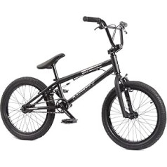 KHE BMX velosipēds arsēns 18 collu patentēts piestiprināšanas rotors, melns, tikai 10,1 kg