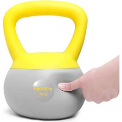 PROIRON mīkstais kettlebell, kettlebell | 2-10 kg | Starta komplekti | Draudzīgs lietotājiem un grīdai, ideāli piemērots iesācējiem mājas tējkannu treniņiem