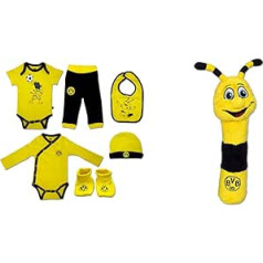 Borussia Dortmund bērnu (unisex) BVB dāvanu kastīte zīdaiņiem (6 gab.) Bērnu dāvanu kastīte, daudzkrāsains, 62/68 ES