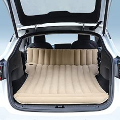 Topfit piepūšamais SUV gaisa matracis kempinga spilvens gulta automašīnas gaisa gulta uzspridzināt pārnēsājamu mājas automašīnu ceļojumu automašīnu guļamgulta gaisa dīvāns āra paklājiņš Tesla modelim Y/X/S/3 ar gaisa sūkni