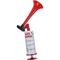 Toddmomy Pack of 4 Air Horn Rokas sūknis Gaisa rags sporta laivām Piederumi makšķerēm Gaisa ragi Ballīte Svētku Ragas Gaisa rags Sūknis Trokšņu veidotājs Pārnēsājams Gaisa rags Trompete Laivošana Para