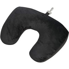 Samsonite Global Travel Accessories Reversable Travel Pillow, 35 cm, Melns, melns, ceļojumu spilvens