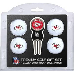 Team Golf NFL General Sporting Goods 4 golfa bumbiņu un Divot rīku komplekts