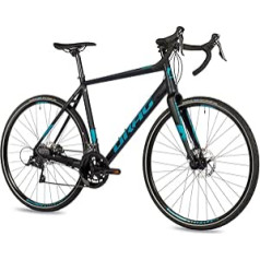 Airtracks vīriešu grants velosipēds 28 collu Drag 3.0 — grants velosipēds 16 x Speed Shimano 2x8 Claris R2000 — rāmja augstums 52 cm un 55 cm — modelis 2023