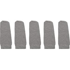 Amputuotų kojinių protezų kojinės, 5 vnt. pakuotėje, minkštos, kvėpuojančios kelmų kojinės, pagamintos iš elastingos, sustorintos medvilnės, kelmų kojinės, protezinės kojinės, skirtos amputuotiems žemiau kelių (M)