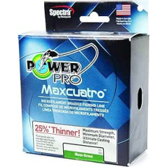 PowerPro Maxcuatro Spectra Moss zaļā pītā līnija