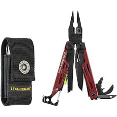 LEATHERMAN - Signāls, daudzfunkcionāls rīks lietošanai ārpus telpām, ar kramu, asmeņu asināmo un svilpi.