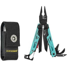 LEATHERMAN - Signāls, daudzfunkcionāls rīks lietošanai ārpus telpām, ar kramu, asmeņu asināmo un svilpi.