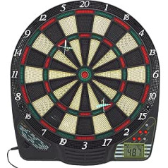 Best Sporting Chester Electronic Dartboard, Dartboard with LCD-Display, 6 Dart Arrows and Spare Tips, Dart Machine