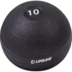 Lifeline Rubberised, non-bouncy training ball with a non-slip surface.