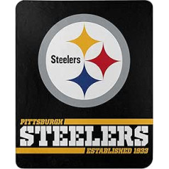 Pittsburgh Steelers oficiālā NFL sega, vilnas sega 127 x 152 cm