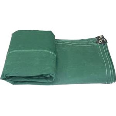 zxb-shop Heavy Tarp Cover / Heavy Duty Tarp Canvas Tarpaulin, Dustproof Rain Cover Sun Protection Tarpaulin, Green Emergency Rain Cover