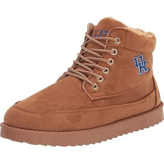 FOCUS Herren NCAA koledžas komandas logotips Brown High Top Mokassin Stiefel