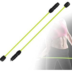 Fitness Swing Bar Pilates Jogas Bārs Tremor Bar Vibrējošs Fitnesa Stienis Pārnēsājams Augstas frekvences ķermeņa treniņu stienis Elastīgs stienis dziļo muskuļu trenēšanai Piemērots lietošanai iekštelpās