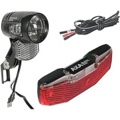 AXA Light Set 10 Bluel INE30 Switch LED Blueline Steady Rear Light – Double Cable