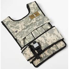 Cross101® Camouflage Weighted Vest Reguliuojama - su pečių pagalvėlėmis