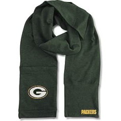 Littlearth NFL Green Bay Packers Unisex NFL Green Bay Packers Jimmy Bean četri vienā šalle