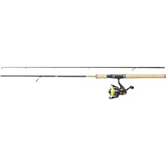 Abu Garcia unisex Adult Cardinal PRO Fishing Combo, melns/zelts, 1,83 m