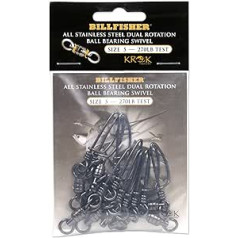 Fisher Scientific Billfisher KBBSS270-10PK Krok BB Fishing Swivels