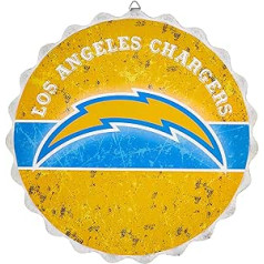 FOCO Los Angeles Chargers NFL pudeles vāciņa sienas plāksne