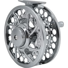 9/10 Fly Reel, Metal 9/10 Fishing Fly Reel 3 Ball Bearings 9/10 Fishing Reel