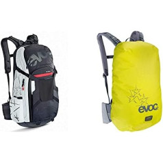 EVOC FR TRAIL UNLIMITED 20 l aizsargsoma ar neierobežotu zvaigžņu dizainu velobraucieniem un takām, Liteshield muguras aizsargs, TÜV/GS sertificēts, ergonomiska Liteshield sistēma)