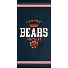 FOCO NFL īpašums Čikāgas Bears Football Beach Towel