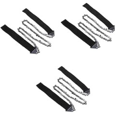 3 x Outdoor Chain Saw Razor Tool Pocket Size Survival Camping