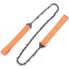 Wire Saw 39 Inch Stainless Steel Wire Saw 2 Pack Folding Rope Chain Saw Tool for Wood Camping Hiking Hunting