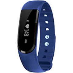 Soli pa solim/kaloriju/miega monitors Bluetooth sirdsdarbības monitorēšana elektroniskā viedā atmiņa mūzikas vadība pieskāriena režīms, rokassprādzes zils viens izmērs