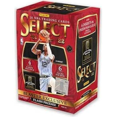 2021-2022 Panini Select Basketball Trading Card Box - 24 Basketball Cards Per Box - 6 Inserts or Price Parallels Per Box