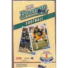 Sporta piemiņas lietas 1993. gada Bowman Football Hobb Box — NFL futbola kārtis