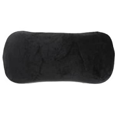 BESPORTBLE Mini Pillow Memory Foam Travel Pillow Nap Pillow Pārnēsājams miega spilvens Nodilumizturīgs kakla spilventiņš Pārnēsājams kakla spilvens mājas auto birojam Travel Camp Black