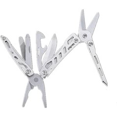 10 in 1 Mini Multi Tool with Mini Tools, Multipurpose Pocket Multifunction Pliers Made of Durable Stainless Steel