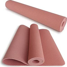 Jogas paklājs, neslīdošs jogas paklājiņš Pilates paklājiņa izmērs: 72x31,5 collas (183x80 cm) vienīgais izmērs, kas notur jūs pilnībā, nezaudējot paklājiņu. Pieejamas 14 krāsas