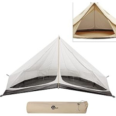 your GEAR Sleeping Cabin for Tent Desert 10 Pro, Inner Tent for 6 People