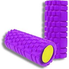 Calma Dragon, Firm Core Foam Roller 89891 Masažinis volelis fitneso jogai Pilatesas nugaros masažas Myofascial masažo volelis gerina kraujo apytaką (violetinis)