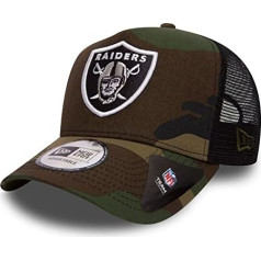 New Era Camo Team Trucker regulējams vāciņš Oakland Raiders maskēšanās