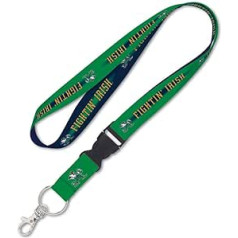 Notre Dame Universitātes štrope Keyring Fightin Irish Leprechaun Edition