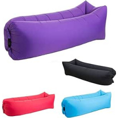 Beiruoyu Inflatable Lounger Air Chair Sofa Bed Sleeping Bag Couch for Beach Camping Lake Garden