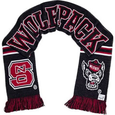 Tradition Šalles NC State Wolfpack Šalle - Special Edition Black Knitted - NCSU